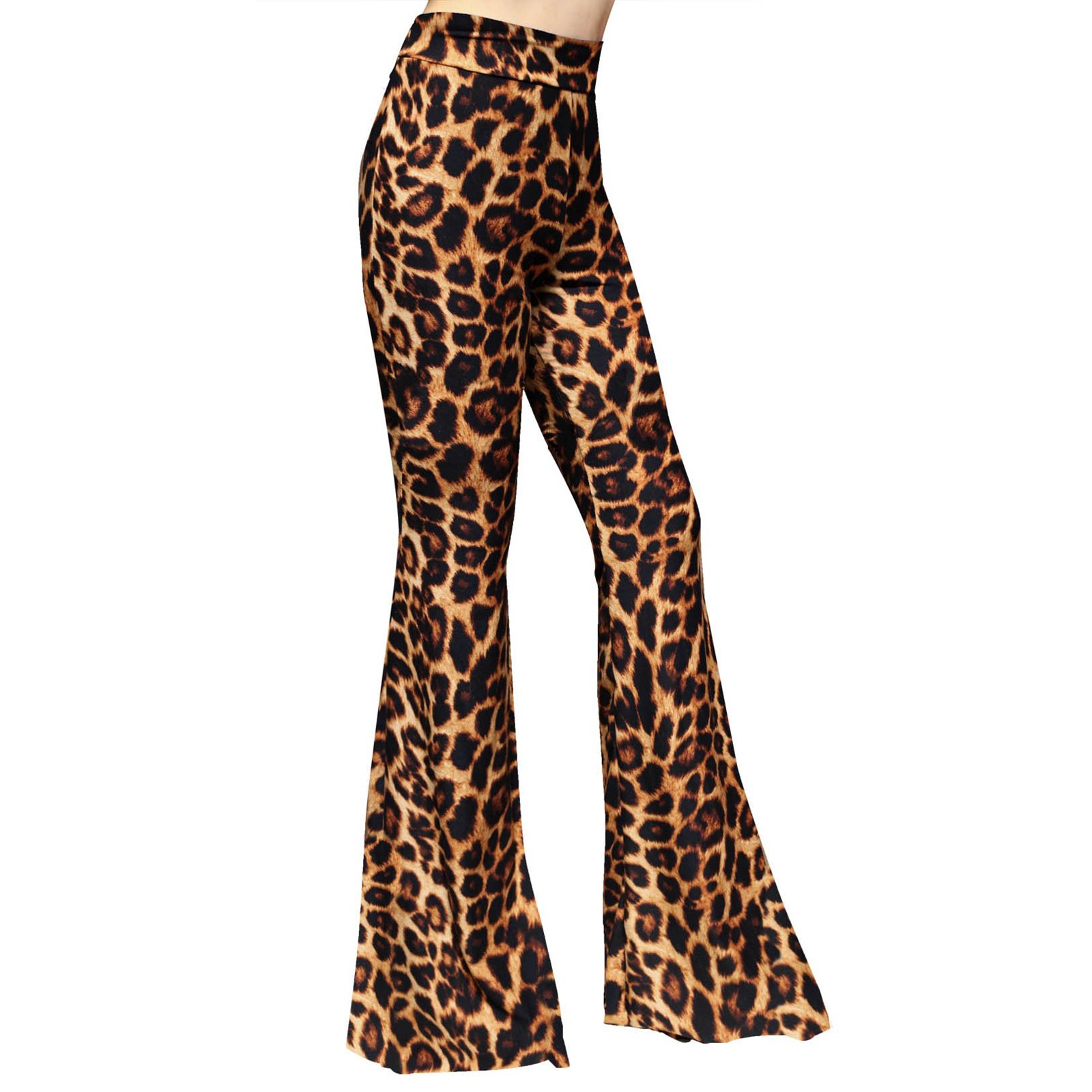 thumbnail image 4 of MKLEKYY Leggins de mujer para vestir, pantalones ajustados con estampado retro y parte inferior grande para primavera y verano para mujer, 4 of 5